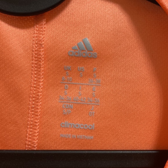 Adidas Climacool Orange Workout T-Shirt - Picture 5 of 5